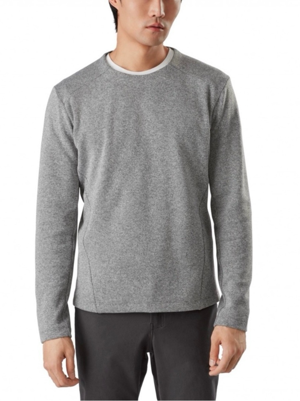 Arc'teryx Covert Lightweight Pullover Sweater Men's Sz M In Binary / Heather